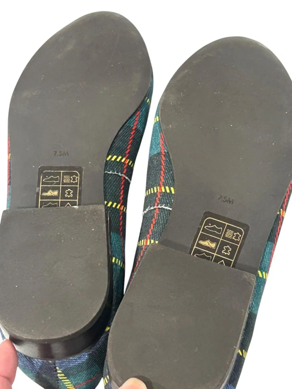 NEW Jack Rodgers Ginny Plaid Loafer Shoes Women's Size 7.5